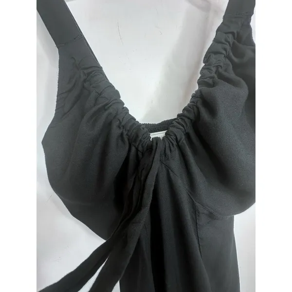 Abercrombie & Fitch XS Floral Slip Midi Dress Summer Vacation Slit Adjustable - Image 5