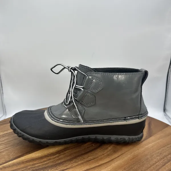 Sorel Out N‎ About Rain Duck Boot Gray Waterproof Travel Outdoors Women's 7 - Image 6