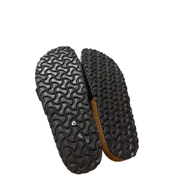 NWT Birkenstock Madrid Shiny Black Snake Sandals Women's Sz. 43 (US 12) - Image 5