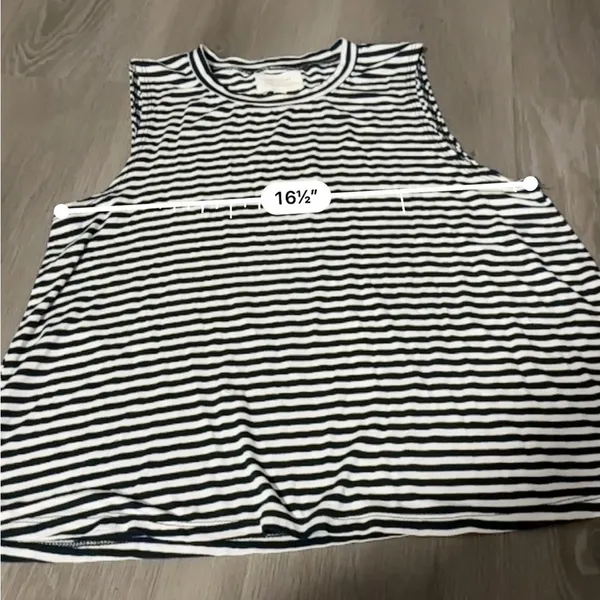 McGuire Poketo Tank Sleeveless Navy & White Striped Pullover Tank Top Size M‎ - Image 11