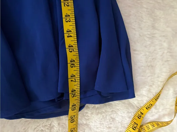 Lulus Summer Invite Royal Blue Tie-Strap Tiered Midi Dress Size XS Feminine - Image 8