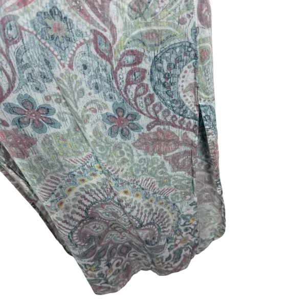 World Market Paisley Rayon‎ Kaftan Maxi Dress Size S/M Kimono Sleeve Boho Soft - Image 4