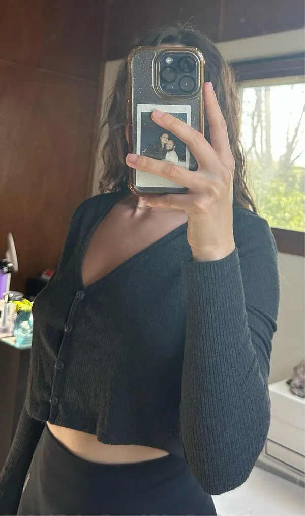 Garage Crop Cardigan - Image 2