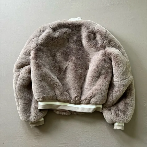 Dance & Marvel faux fur bomber jacket - Image 2