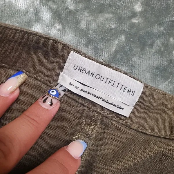 Urban‎ Outfitters Karter Spliced Green Skirt - Image 3