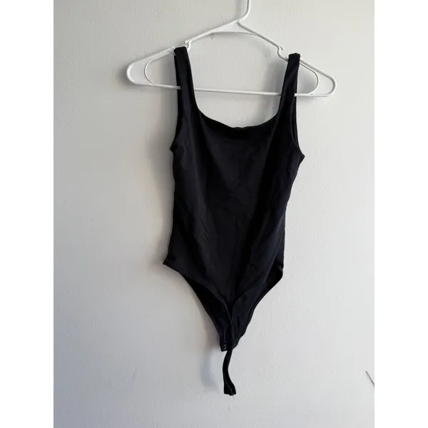 Babaton Womens Black Square Neck Tank Bodysuit Size S NSP‎ 01-01-1472-R SP23 - Image 3