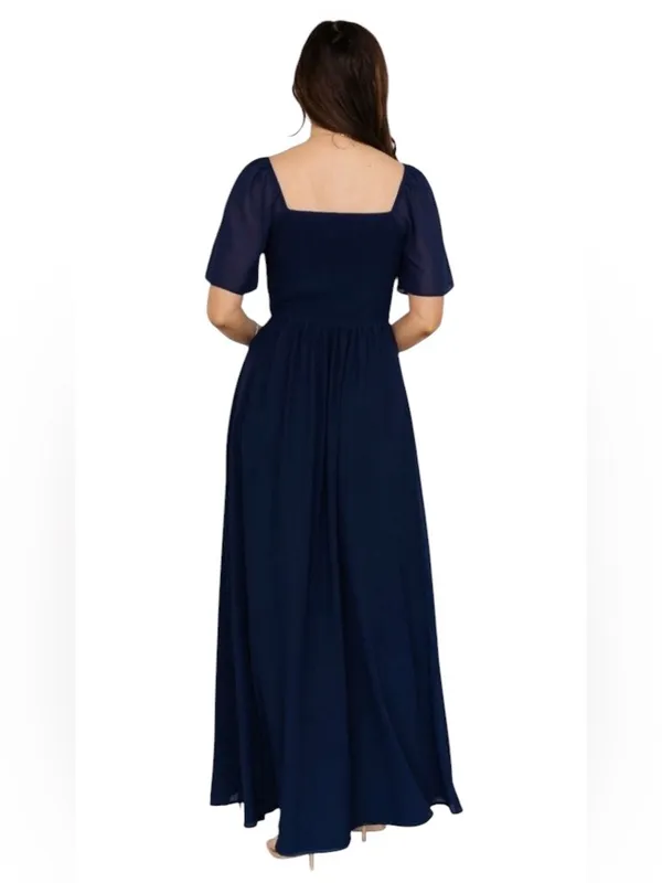 Baltic Born - NWT Sierra Sweetheart Navy Blue Maxi Dress Sz M - Image 2