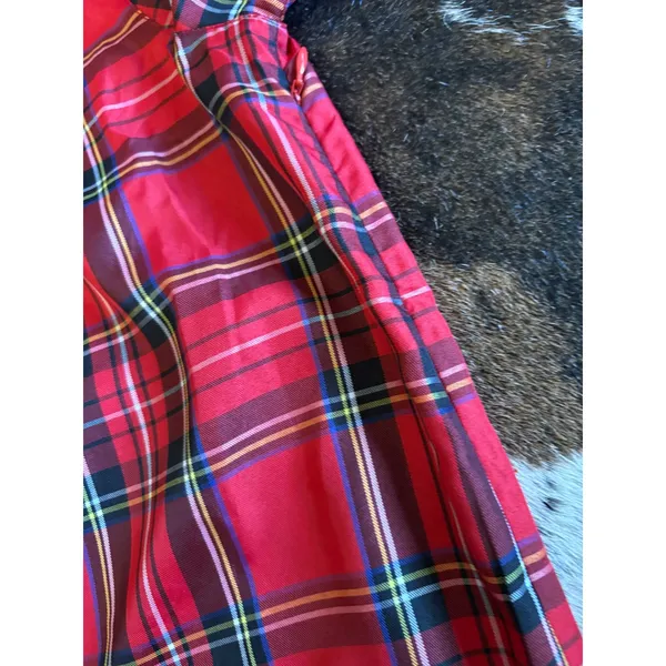 Tuckenuck Red Plaid Royal Stewart Tartan Margot Top Size Medium - Image 5