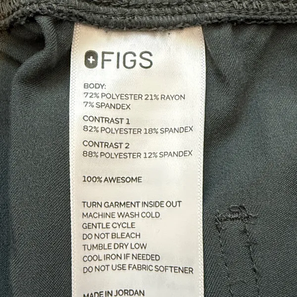 Figs technical collection gray scrub joggers Sz S/P - Image 2