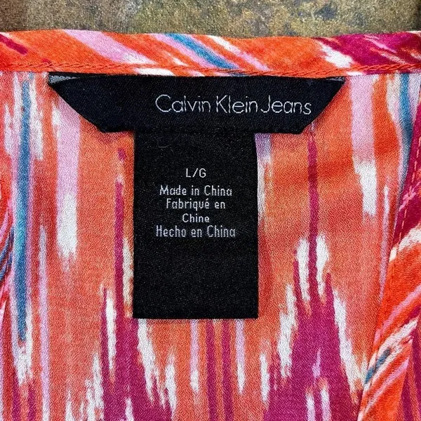 Calvin Klein Jean Layered Adjustable Tank Top Large - Image 7