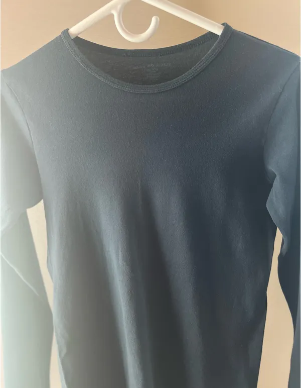 Long Sleeve Brandy Melville Navy Blue - Image 2