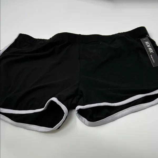New Mix Black and White Women's Athletic Shorts - Image 12