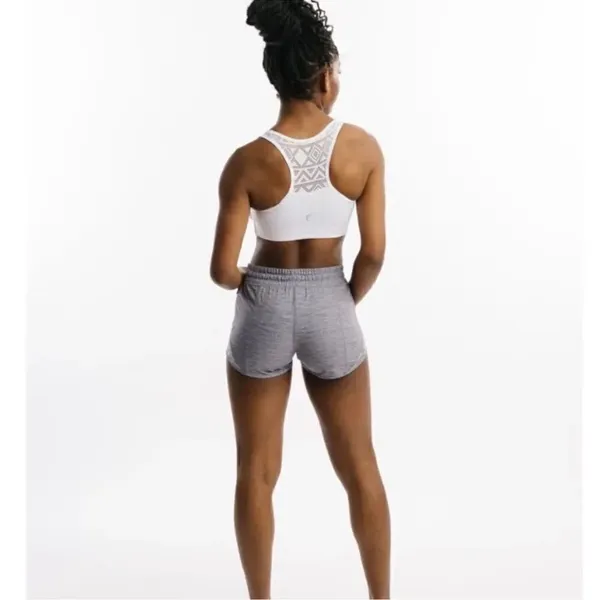 ZYIA Gray Camo Mesh Hidden Zipper Shorts Size Small - Image 4