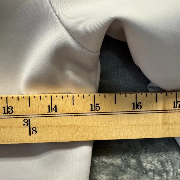 1953 | Abercrombie‎ & Fitch Matte Jersey Boatneck Long Sleeve Top White Women M - Image 4
