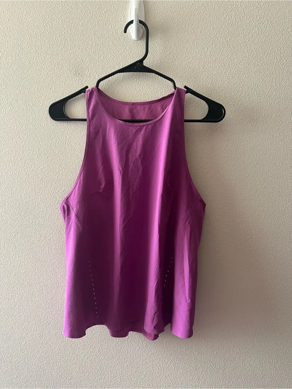 Lululemon Lightweight Stretch Running Tank Top Vivid Plum reflective W1DHIS S? - Image 4