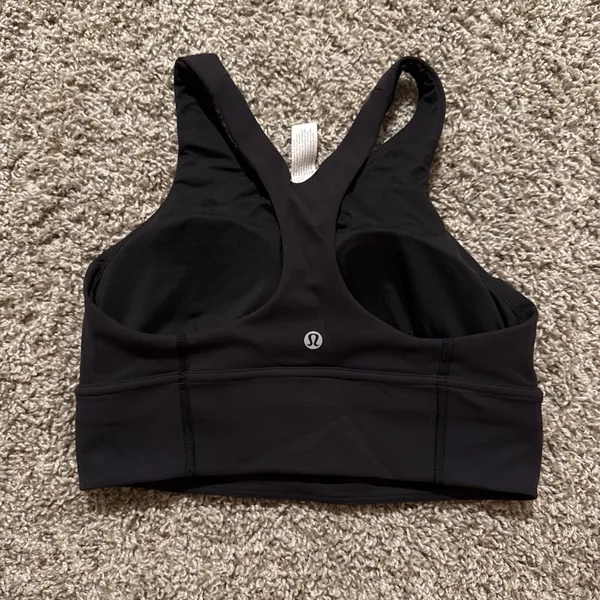 lululemon athletica Black High-Neck Racerback Sports Bra - Image 2