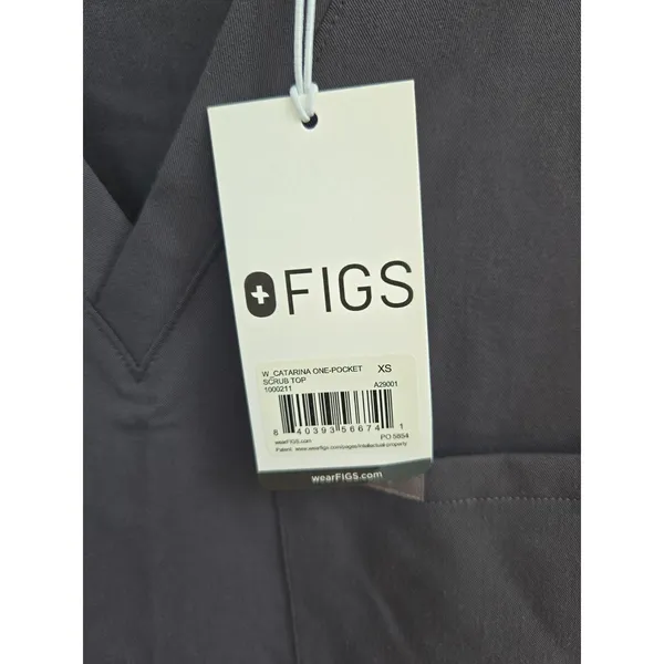 Figs Catarina One Pocket Scrub Top - Womens size XS NWT - Image 3