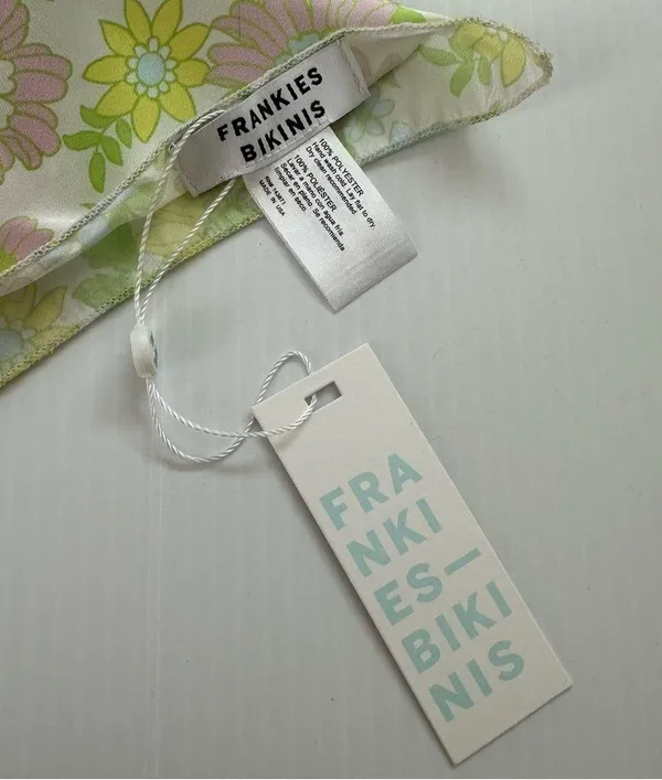 Frankies Bikinis NWT Heidi Satin Headscarf Secret Garden - Image 5