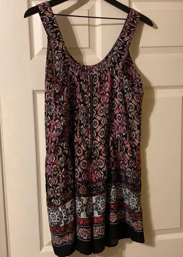 Xhilaration sleeveless kaleidoscope print romper - Image 2