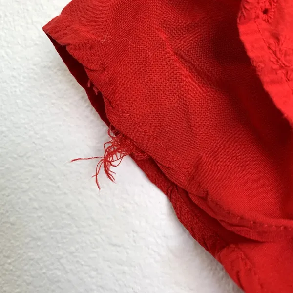 5/$25 Maurices‎ Ruffle Blouse in Red - Image 7