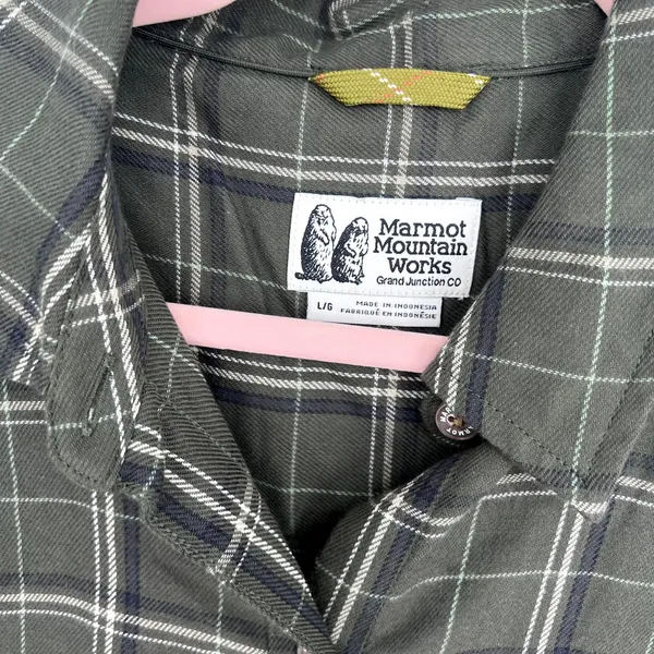 Marmot Fairfax Midweight Flannel Womens Size Large - Image 8
