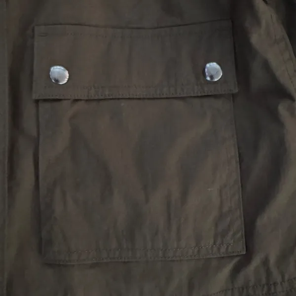 Madewell Waxed Zip-Front Jacket Size Small - Image 9