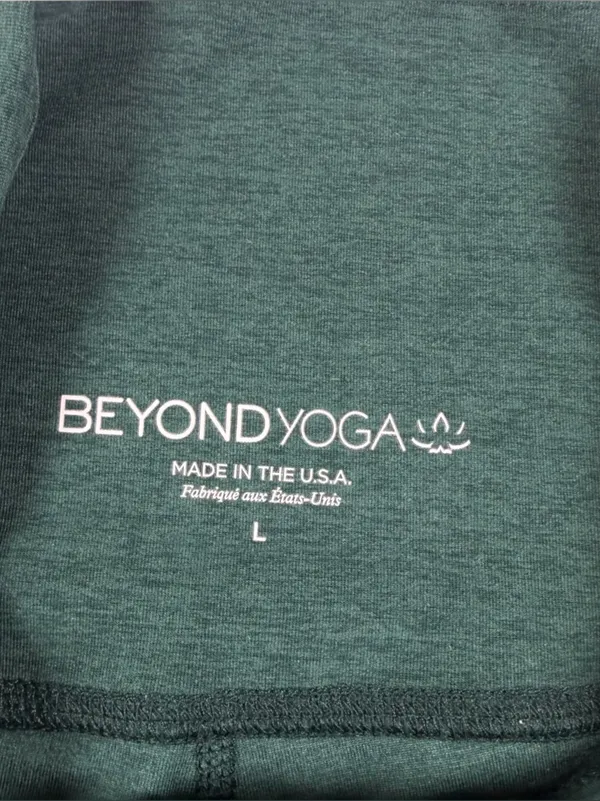 Beyond Yoga Spacedye Vitalize Full Length Midnight Green Heather Leggings Size L - Image 6