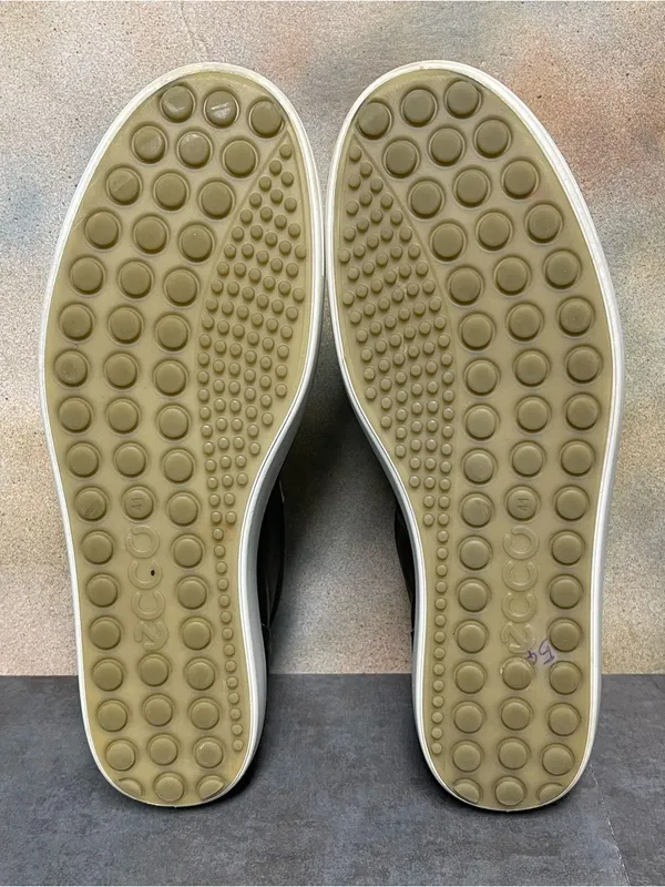 Ecco Soft 7 Women's Deep Green Leather Sneakers Size 10 - Image 16