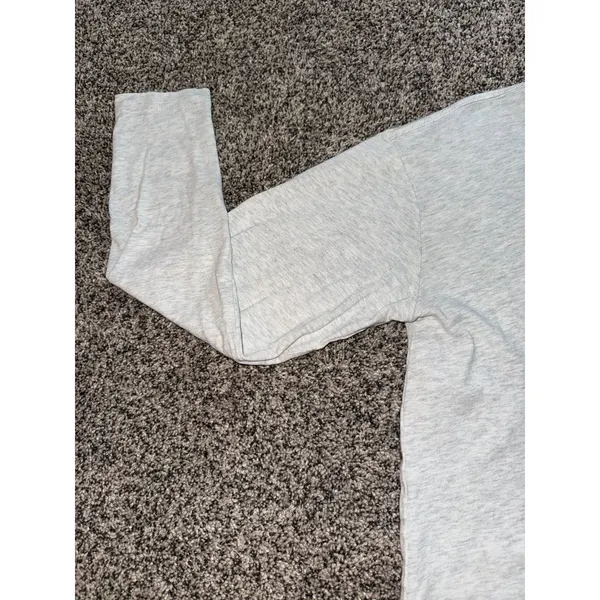 Old Navy Women's Light Gray Vintage Tee Long Sleeve Size Small - Image 4