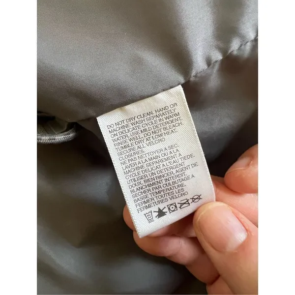 The North Face Light Blue Dark Gray Color Block Waterproof Hyvent Jacket M - Image 5