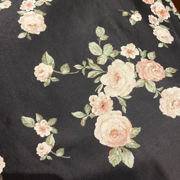 Arula Dylan Satin Floral Roses Maxi Skirt 0X - Image 5