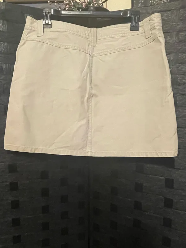 YTK Old Navy Mini Skirt 12 Ultra Low Rise Cargo Utility Grunge Rave Indie - Image 8