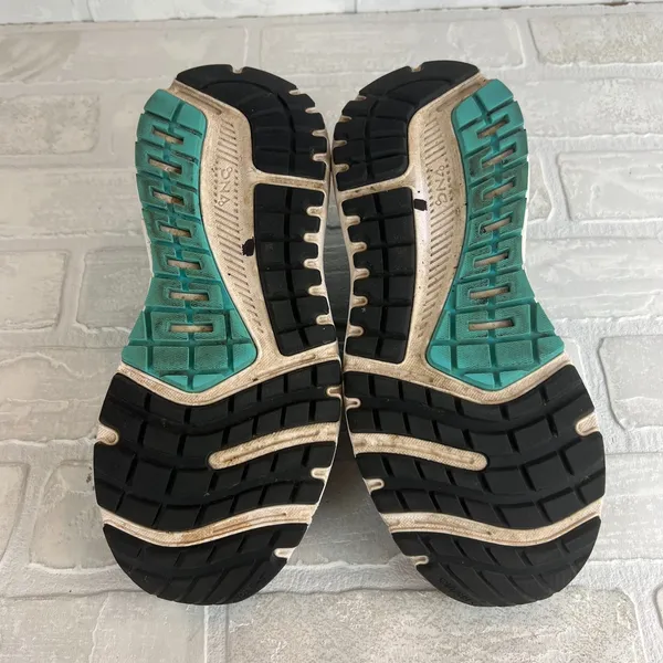 Brooks Ariel 20 Womens 8 Wide D Black Blue Running Sneakers‎ Walking Shoe Casual - Image 10