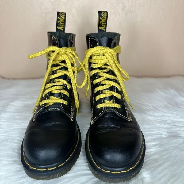 Dr. Martens 1460 Pascal Atlas Leather Lace Up Boots Size 6 - Image 2