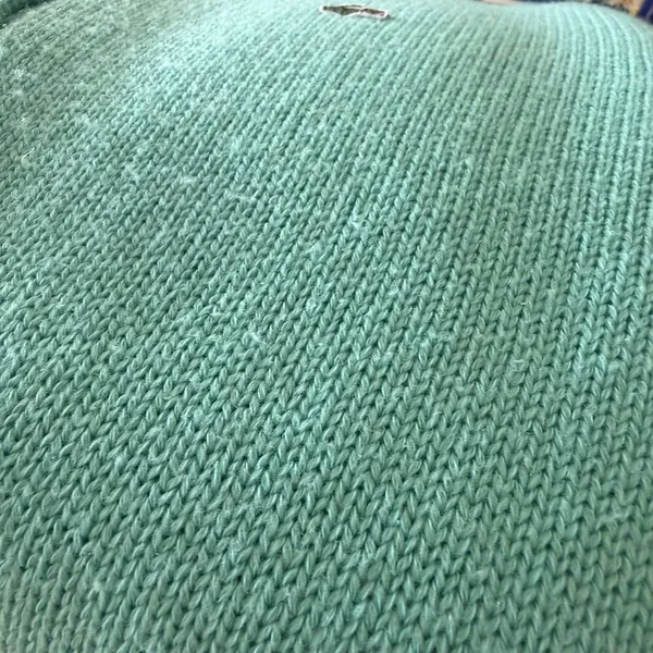 Lacoste‎ Knit Button Up Pullover Women's Sweater Turquoise 44 Large Blue Preppy - Image 8
