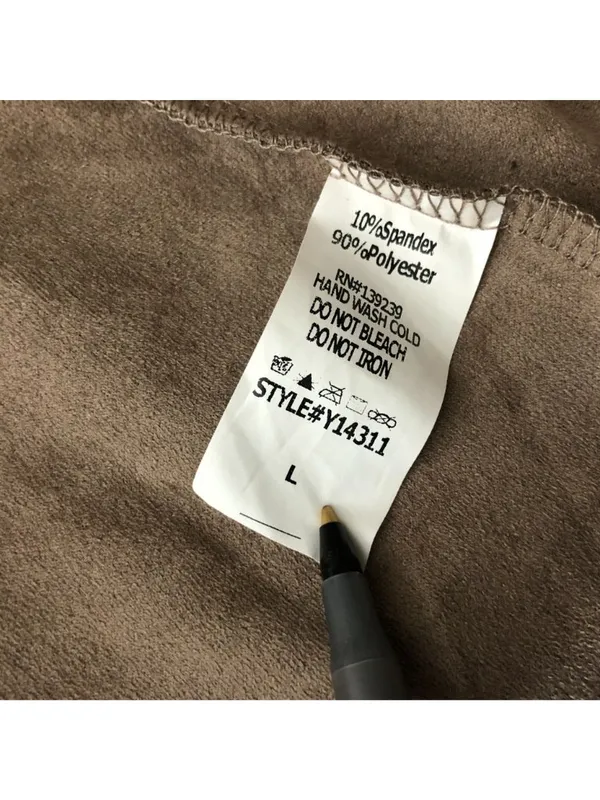 Do+Be Brown Open-Front Waterfall Cardigan Jacket Large Faux Suede - Image 4