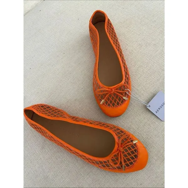 Aerosoles Women's Palma, Mesh Orange, Size 9.5, NWT No box - Image 3