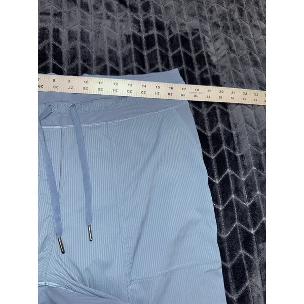 lululemon Women Blue Dance Studio Crop Pants Mid Rise Size 12 - Image 8