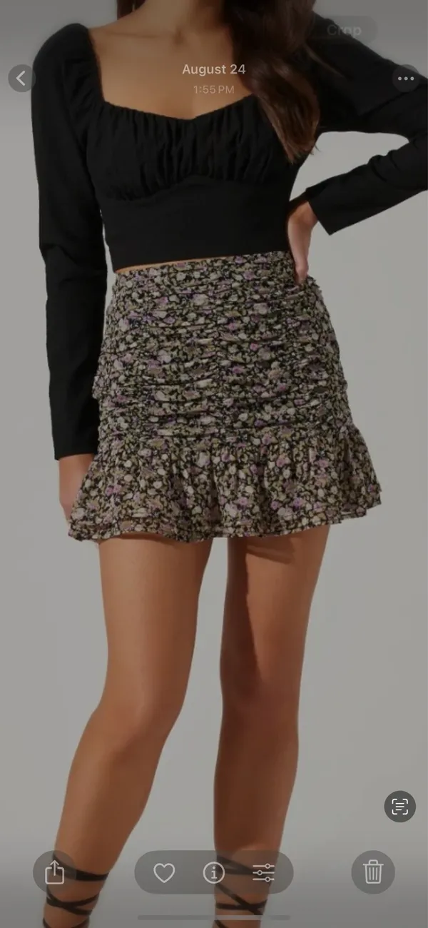 ASTR the Label Skirt Floral - Image 3
