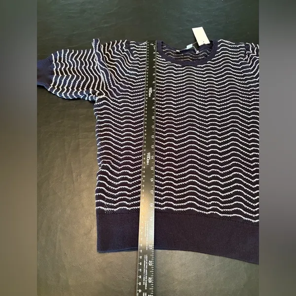 Loft puff 3/4 sleeve sweater women’s size small NWT - Image 11