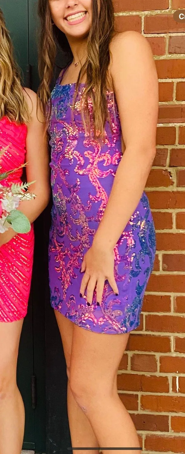 Lucy in the Sky purple dress - Image 4
