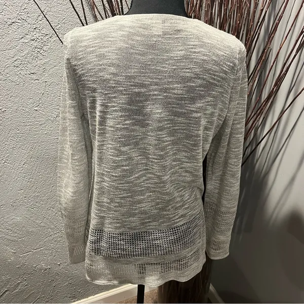 🍒Inc International Concepts Grey Lightweight Cardigan Size Medium🍒 - Image 4