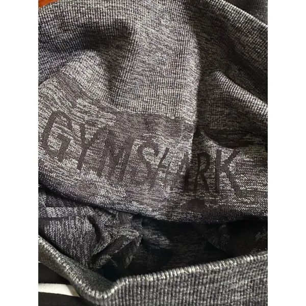 Gymshark Adapt Camo Seamless Leggings Black Grey High Waist Athletic Workout - Image 4