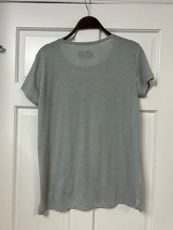 Star Wars Light Gray Logo Tee with Black Print - Image 4