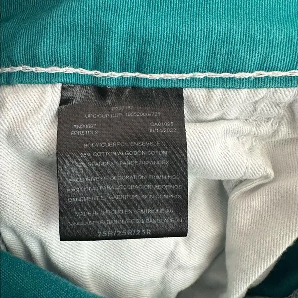 Dickies Turquoise Blue/Green Cargo Utility Pants Size 25R - Image 7