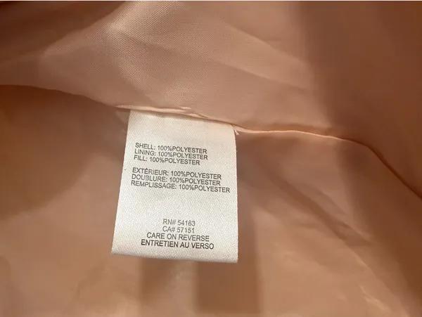 Calvin Klein Pale Pink Jacket with lining  - Image 9