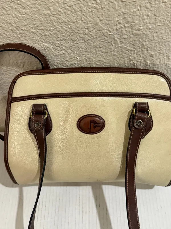 Vintage Rampage Beige Brown Shoulder Bag Classic 90s Y2K Structured Purse - Image 5