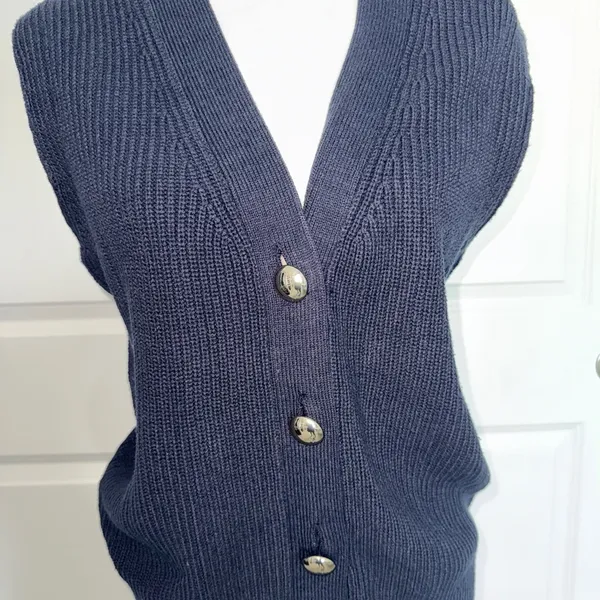 H&M Button-Up Sweater Vest - Image 2