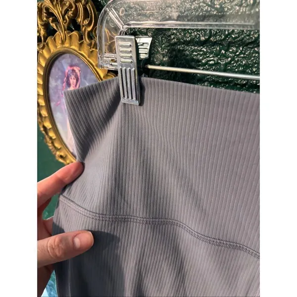 Lululemon Align Ribbed High-Rise Pant 28" Sz 14 Rhino Grey - Image 3