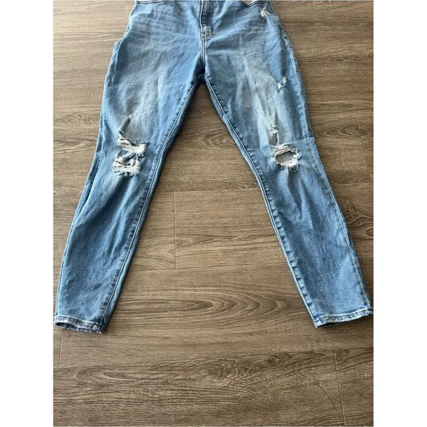 Abercrombie Curve Love High Rise Super Skinny Jeans Women’s 30/10 Washed Blue - Image 5